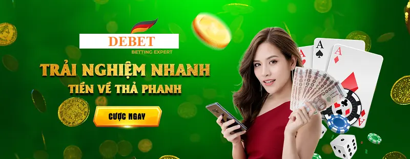 Giao dịch ở Debet diễn ra nhanh chóng