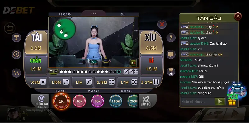 Live casino Debet mới mẻ, cuốn hút